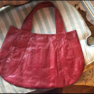 BEIRN SNAKESKIN Hobo bag